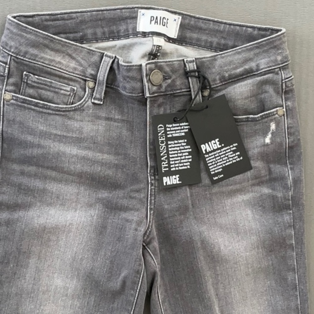 Paige Transcend Verdugo Ankle Skinny Jeans - Denim